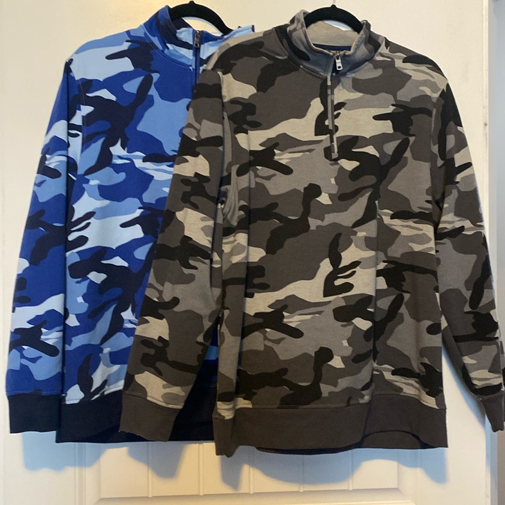 Bundle of mens 1/4 zip sweatshirts